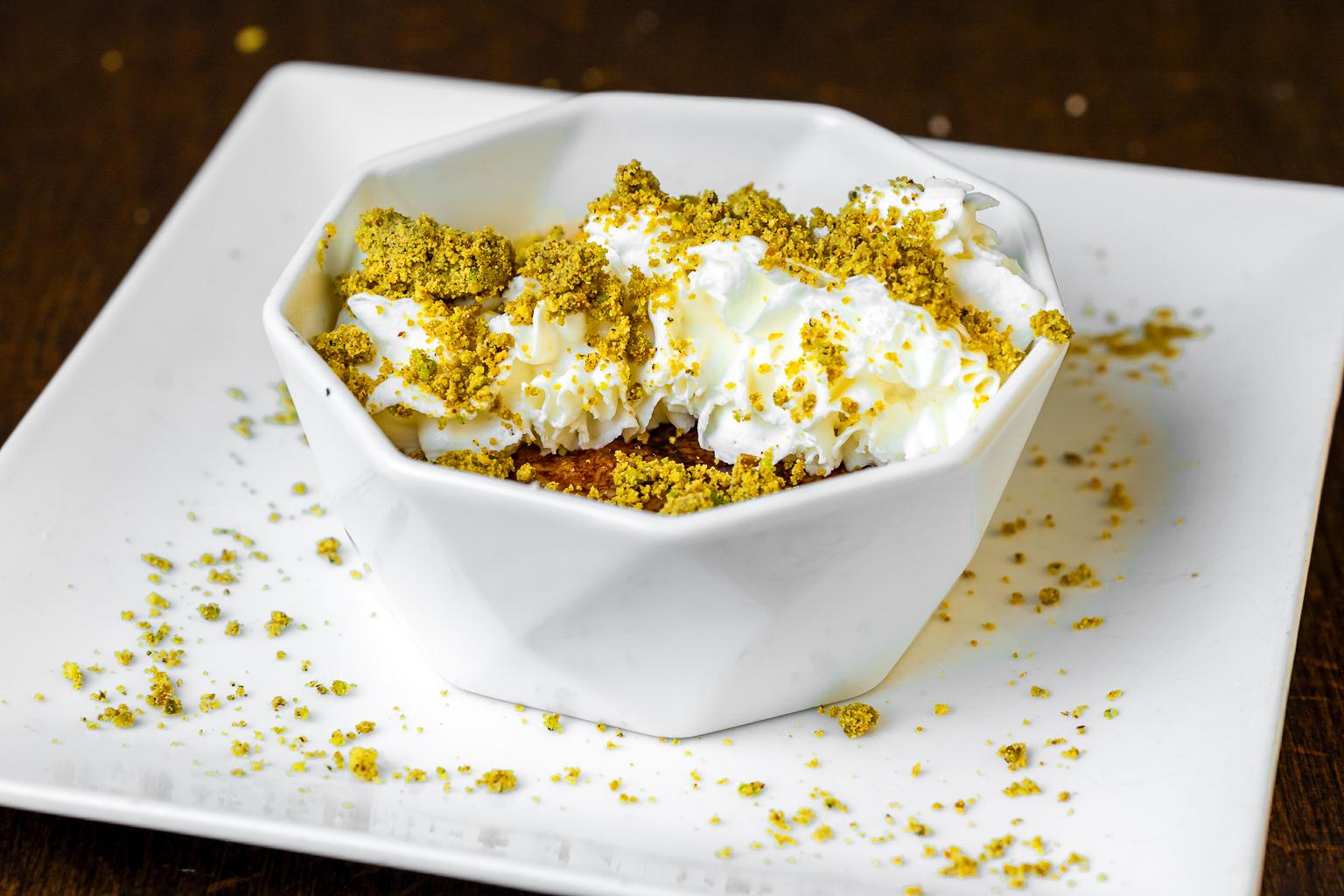 Pistachio Crème Brûlée